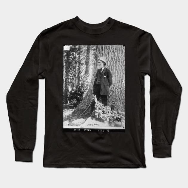 John Muir Photo Plate Long Sleeve T-Shirt by Scottish Arms Dealer